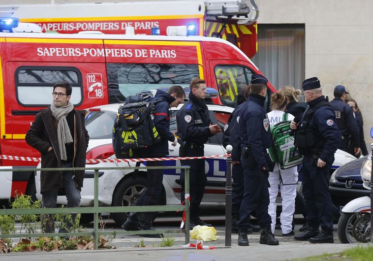 זירת הפיגוע בפריז