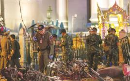 מקום הפיגוע בבנגקוק, תאילנד (צילום: רויטרס)