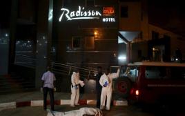 המלון שהותקף במאלי (צילום: רויטרס)