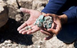 נתגלו שרידי כבשנים שייצרו זכוכית במאה ה-4 (צילום: רשות העתיקות)