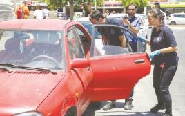 פעוט נשכח ברכב באשדוד (צילום: פלאש 90)