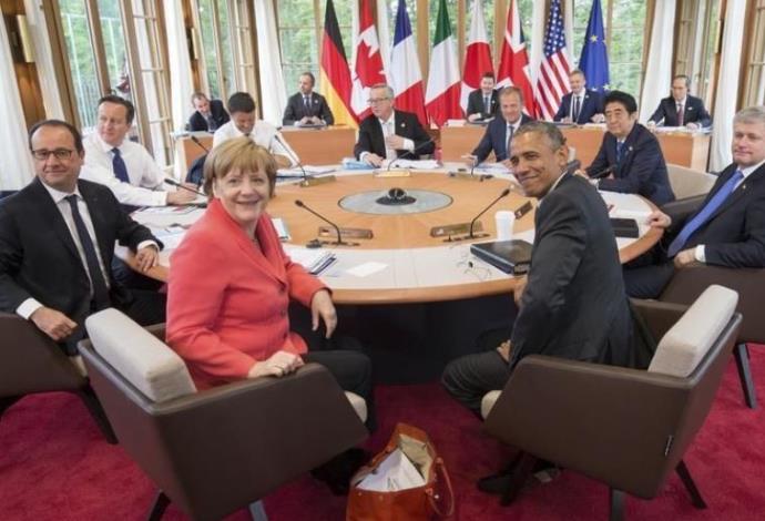 מנהיגי ועידת ה-G7 (צילום:  רויטרס)