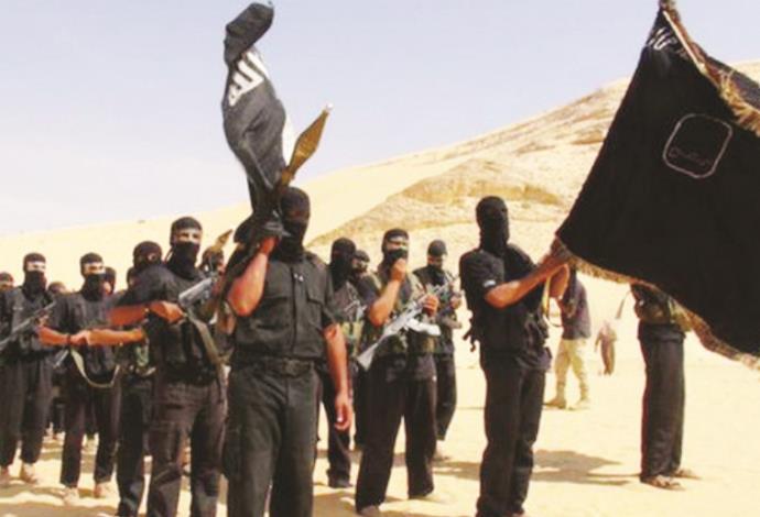 לוחמי דאעש (צילום:  צילום מסך)