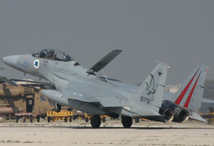 מטוס F-15 של חיל האוויר (צילום:  עופר מנחם)