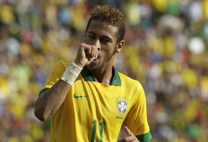 חלוץ נבחרת ברזיל ניימאר (צילום:  רויטרס)