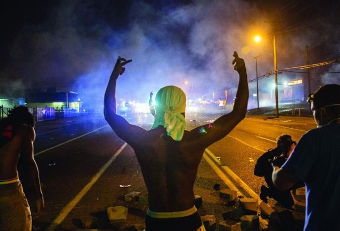המהומות בפרגוסון, מיזורי (צילום:  רויטרס)