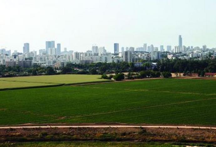 נוף עירוני, מגדלים בתל אביב (צילום:  פלאש 90)