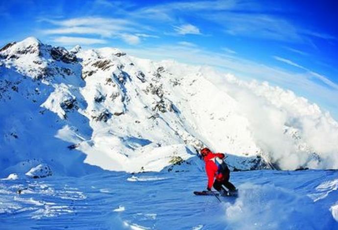 סקי באיטליה (צילום:  רויטרס)