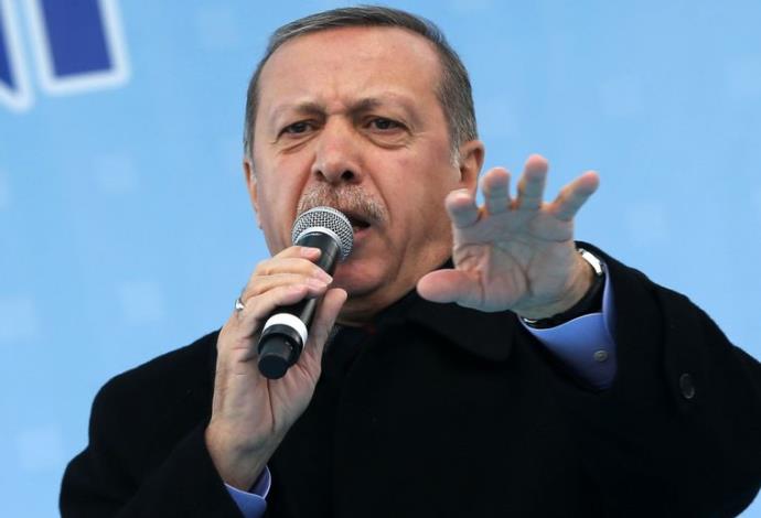 נשיא טורקיה רג'יפ ארדואן (צילום:  רויטרס)