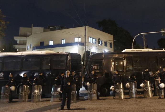 שגרירות ישראל באתונה, ארכיון (צילום:  רויטרס)