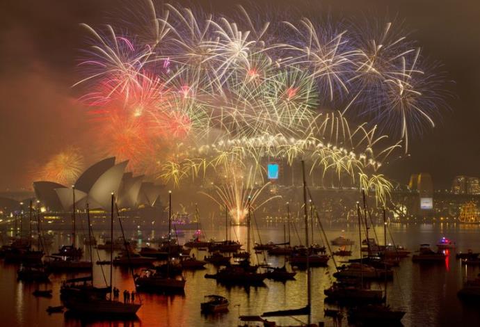 חגיגות 2015 בסידני, אוסטרליה (צילום:  רויטרס)