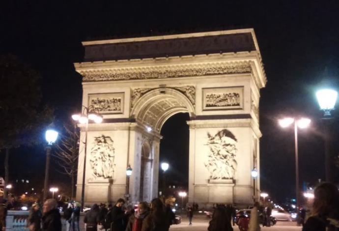 שער הניצחון פריז (צילום:  מאיר בלייך)