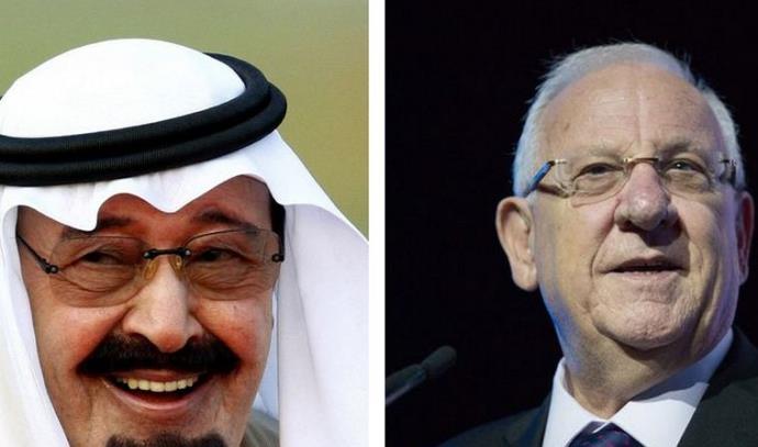 נשיא המדינה ומלך סעודיה (צילום: פלאש 90,רויטרס)