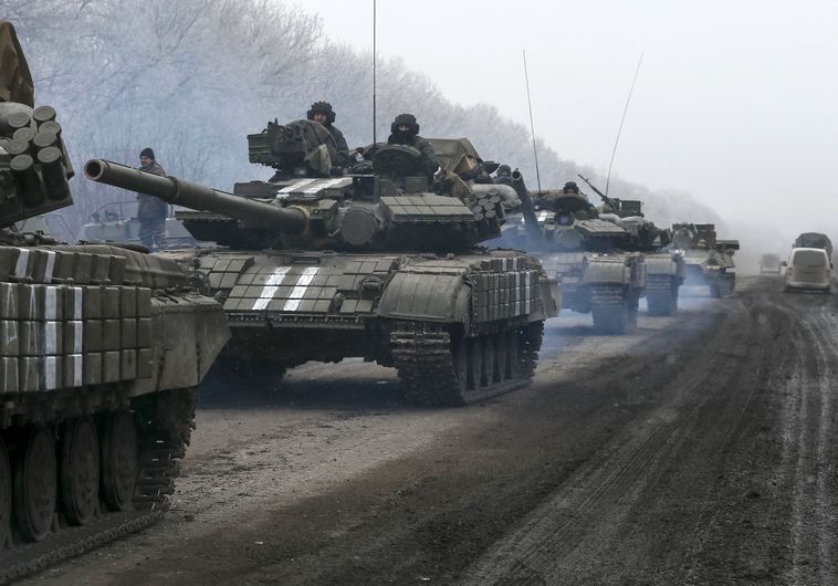 התחממות בחזית המזרחיץ טנקים של צבא אוקראינה, צילום: רויטרס