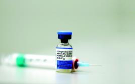 חיסון נגד חצבת (צילום: רויטרס)