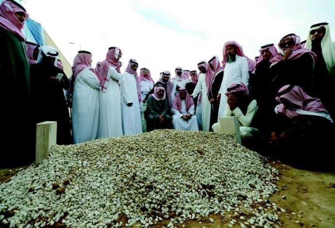 הלוויתו של מלך סעודיה עבדאללה (צילום:  רויטרס)