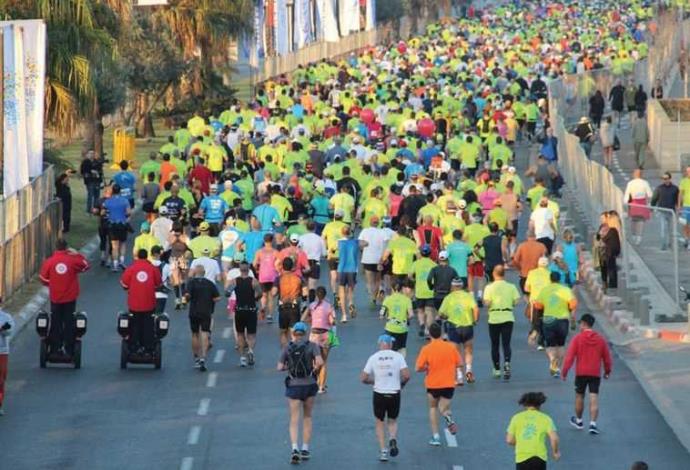 מרתון תל אביב 2014 (צילום:  דוברות מד"א)