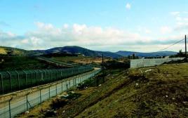 קו הגבול עם סוריה (צילום: יוסי אלוני)