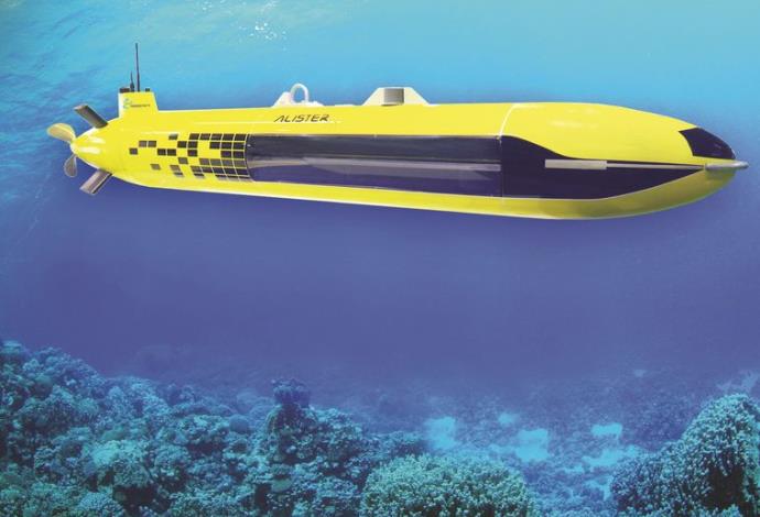 רובוט תת ימי למציאת עצמים מתחת למים (צילום:  באדיבות ECA ROBOTICS)