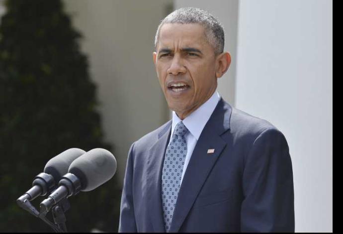 הנשיא אובמה מגיב להסכם הגרעין (צילום:  רויטרס)