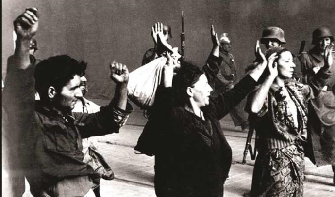 שילגולד-שפירא מרימה את ידיה לאות כניעה (צילום: ללא)