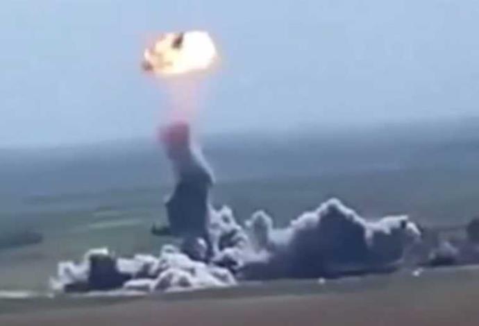 מכונית תופת של דאעש מתפוצצת בעיראק (צילום:  יוטיוב)