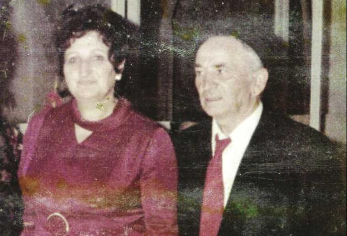 סבא וסבתא אינדור (צילום:  אלבום משפחתי)