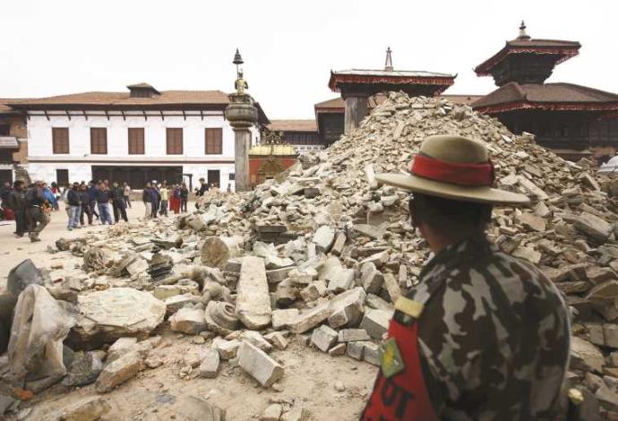 ההריסות בנפאל (צילום:  רויטרס)