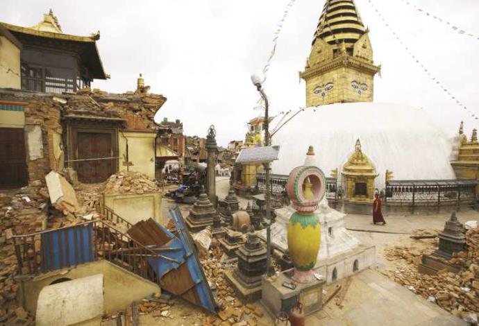 מקדש סוויאמבהונאת, נפאל (צילום:  רויטרס)
