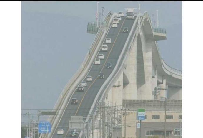 גשר אשימה אוהשי (צילום:  צילום מסך: דיילי מייל)