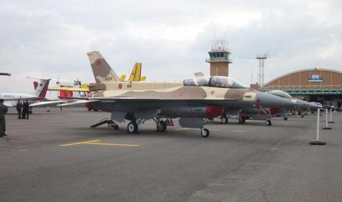 מטוס F-16 של חיל האוויר המרוקאי (צילום: CC BY-SA 3.0)