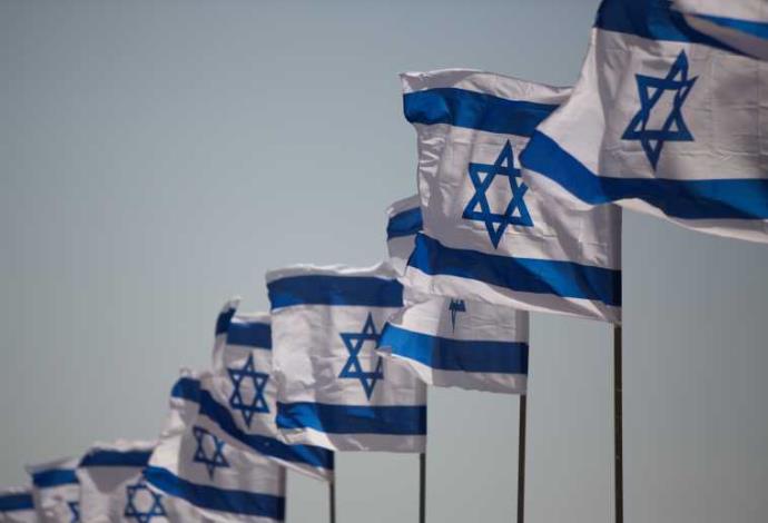 דגל ישראל (צילום:  יונתן זינדל, פלאש 90)
