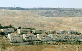 בנייה ביהודה ושומרון (צילום: פלאש 90)