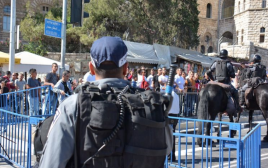 כוחות משטרה בירושלים (צילום: חטיבת דובר המשטרה)