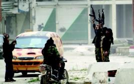 כוחות מורדים בצפון סוריה (צילום: רויטרס)