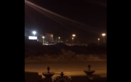 אזעקות וירוט של טיל סקאד שנורה מתימן לסעודיה (צילום: יוטיוב)