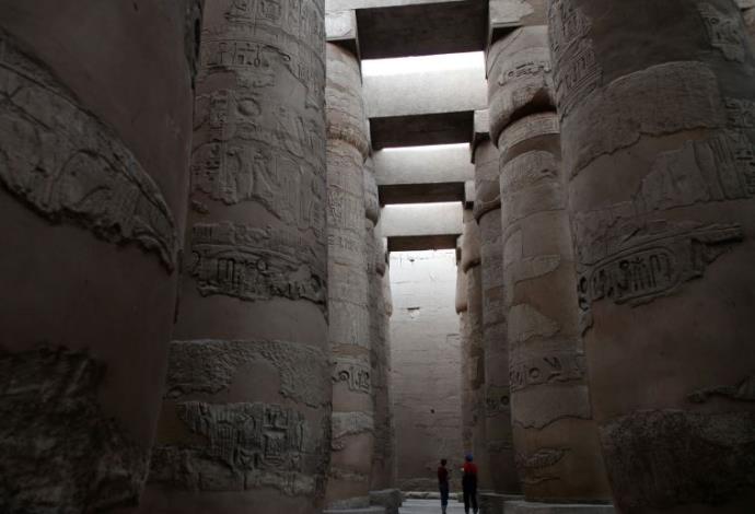מקדש קרנק במצרים (צילום:  רויטרס)