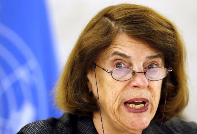 מארי מקגוון דיוויס, יו"ר ועדת האו"ם לבדיקת אירועי צוק איתן (צילום:  רויטרס)