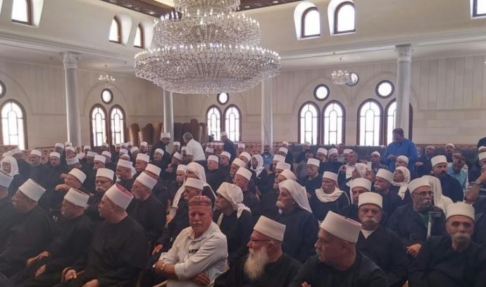 כינוס מנהיגי הדרוזים בנבי שועייב (צילום: נועם אמיר)
