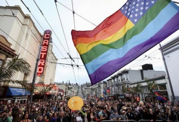 מצעד הגאווה בסן פרנסיסקו (צילום:  רויטרס)