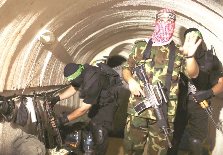 מנהרת טרור של חמאס. צילום: רויטרס