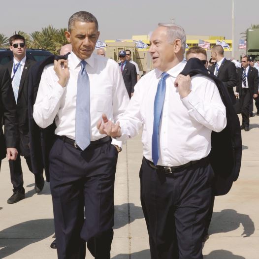 ברק אובמה ובנימין נתניהו בישראל 2013 (צילום: אבי אוחיון, פלאש 90)