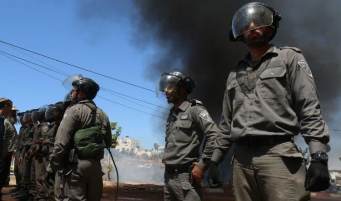 מהומות בבית אל (צילום: הלל מאיר, סוכנות תצפית)