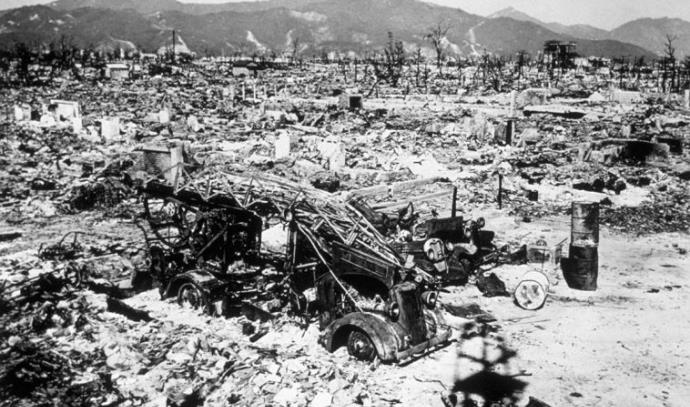 ההרס בהירושימה לאחר ההפצצה (צילום: Getty images)