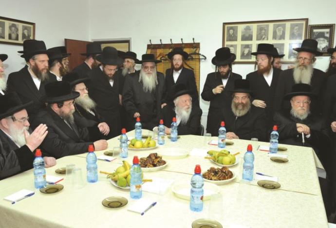 מועצת גדולי התורה של אגודת ישראל (צילום:  אלי סגל, באדיבות בחדרי חרדים)