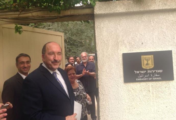 דורי גולד בפתיחת שגרירות ישראל במצרים (צילום:  משרד החוץ)