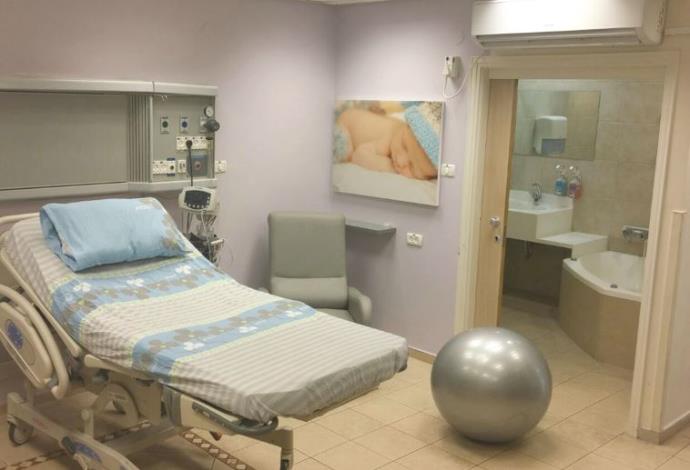 חדר לידה טבעית בבי"ח מאיר (צילום:  באדיבות המרכז הרפואי מאיר)