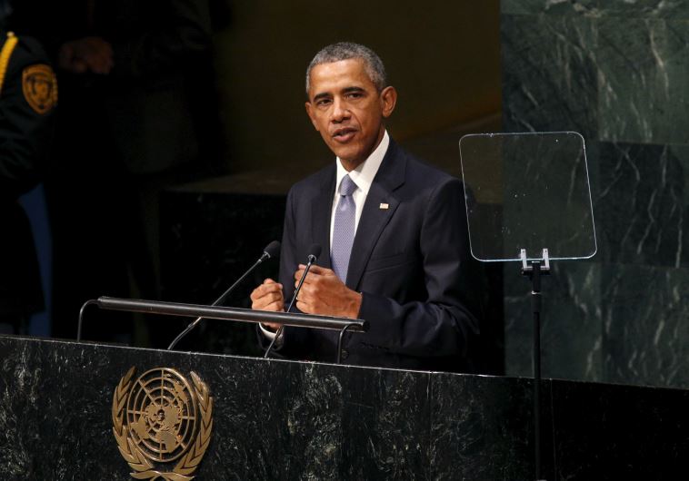 נשיא ארה"ב ברק אובמה בעצרת האו"ם. צילום: רויטרס