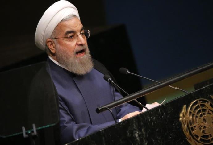 נשיא איראן חסן רוחאני (צילום:  רויטרס)