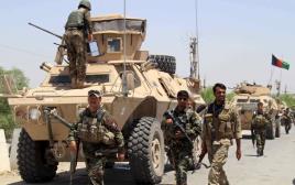 כוחו תהצבא האפגני בעיר קונדוז (צילום: רויטרס)